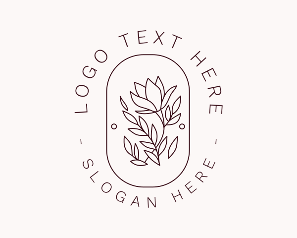 Flower Blossom Badge logo