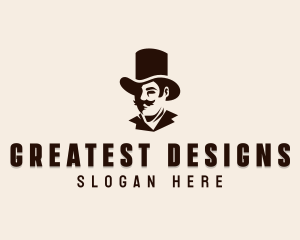 Fashion Grooming Gentleman Logo