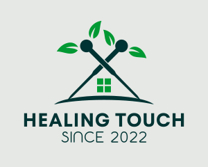 Acupuncture Needle House logo design