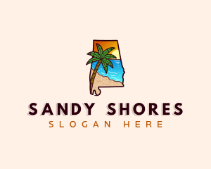 Shore Beach Alabama logo design