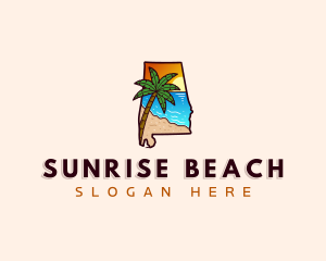 Shore Beach Alabama logo design