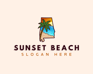 Shore Beach Alabama logo design