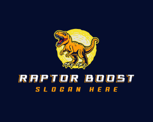 Velociraptor Jurassic Dinosaur logo