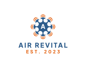 Industrial Ventilation Exhaust Repair logo design