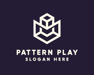 Modern Geometric Cube logo