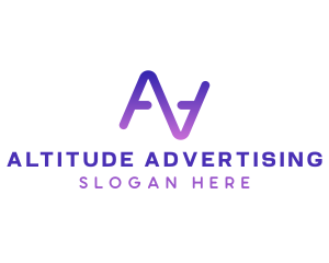 Digital Tech Advertising logo design