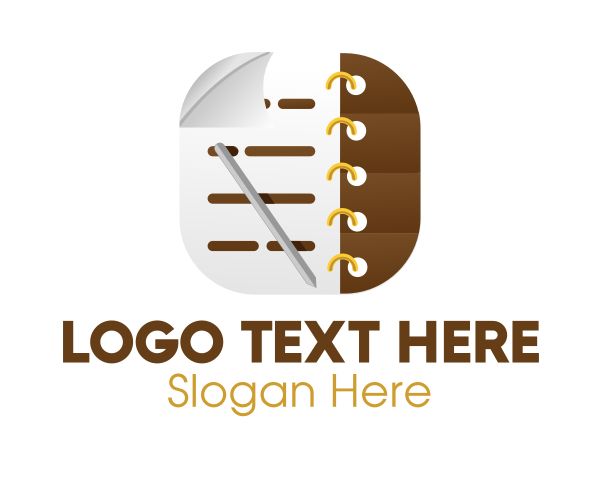 Notebook Icon Application logo