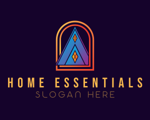 Home Roof Builder logo design