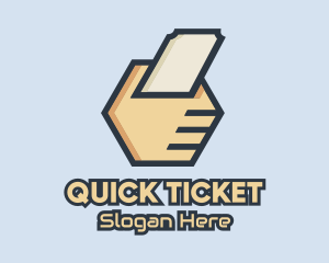 Hexagon Ticket Holder logo