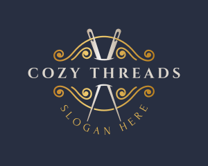 Thread Needle Tailoring logo design