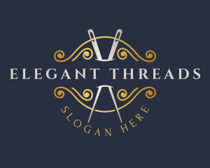 Thread Needle Tailoring logo design