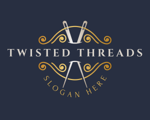 Thread Needle Tailoring logo design