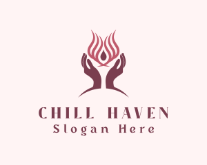 Relaxing Hand Massage logo design