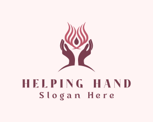 Relaxing Hand Massage logo design