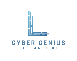 Cyber Technology Letter L logo