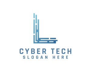 Cyber Technology Letter L logo