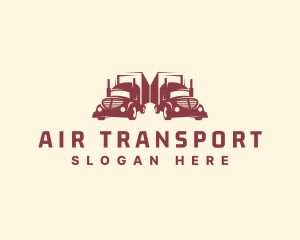 Cargo Truck Delivery logo design