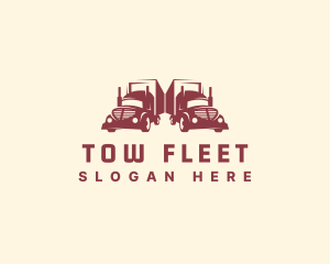 Cargo Truck Delivery logo design