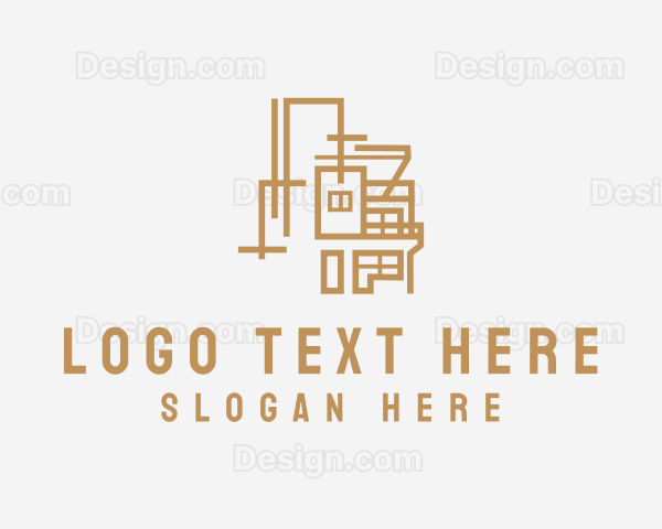 Modern House Architecture Logo