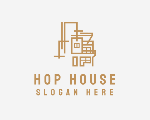 Modern House Architecture logo design