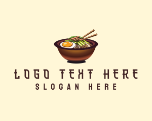 Korean Bibimbap Bowl logo