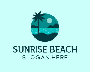 Summer Beach Holiday logo design