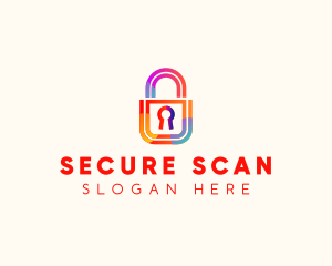 Security Padlock Technology logo design