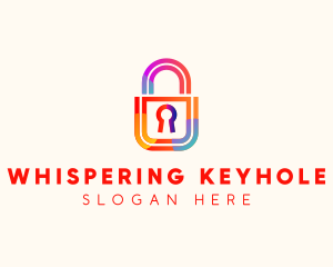 Security Padlock Technology logo design