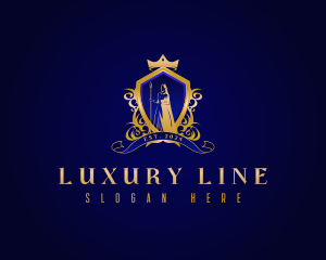 Luxury Beauty Queen logo design