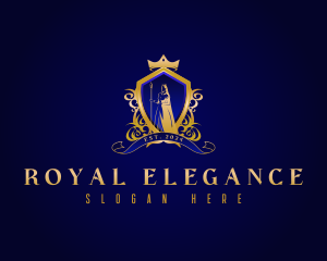 Luxury Beauty Queen logo design