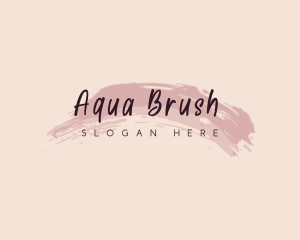 Brush Stroke Beauty logo design