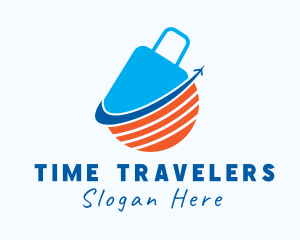 Travel Luggage Vacation logo design