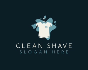 Shirt Cleaning Laundry logo design