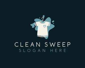 Shirt Cleaning Laundry logo