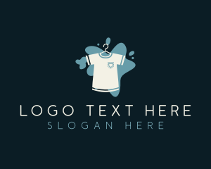 Clean - Shirt Cleaning Laundry logo design