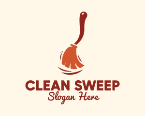 Sweeping Broomstick  logo design