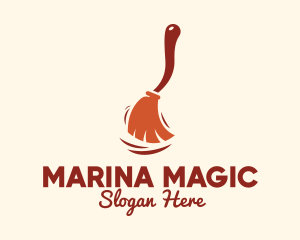 Sweeping Broomstick  logo design