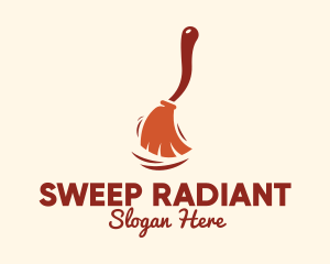 Sweeping Broomstick  logo design