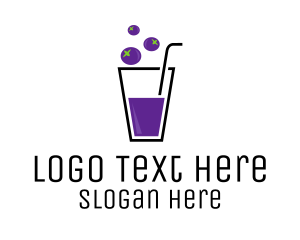 Blueberry Juice Drink logo