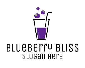 Blueberry Juice Drink logo