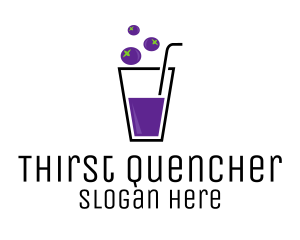 Blueberry Juice Drink logo