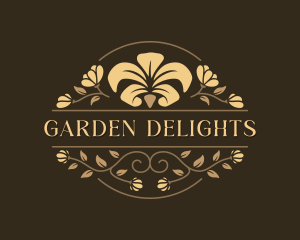 Flower Wedding Event logo design