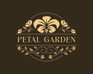 Flower Wedding Event logo design