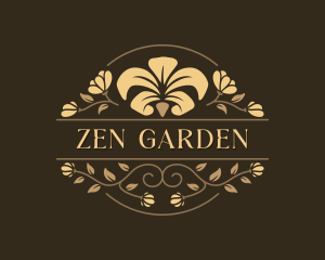 Flower Wedding Event logo design