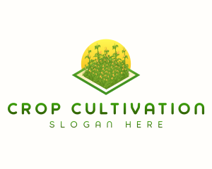 Corn Farm Crop logo