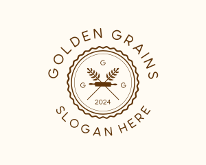 Grain Wheat Bakery logo design