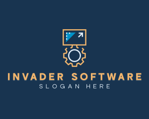 Computer Monitor Software logo design