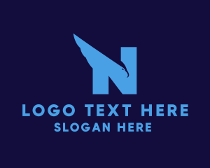 Eagle Letter N logo