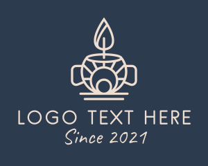 Spa Scented Candle  logo