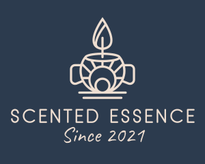 Spa Scented Candle  logo design